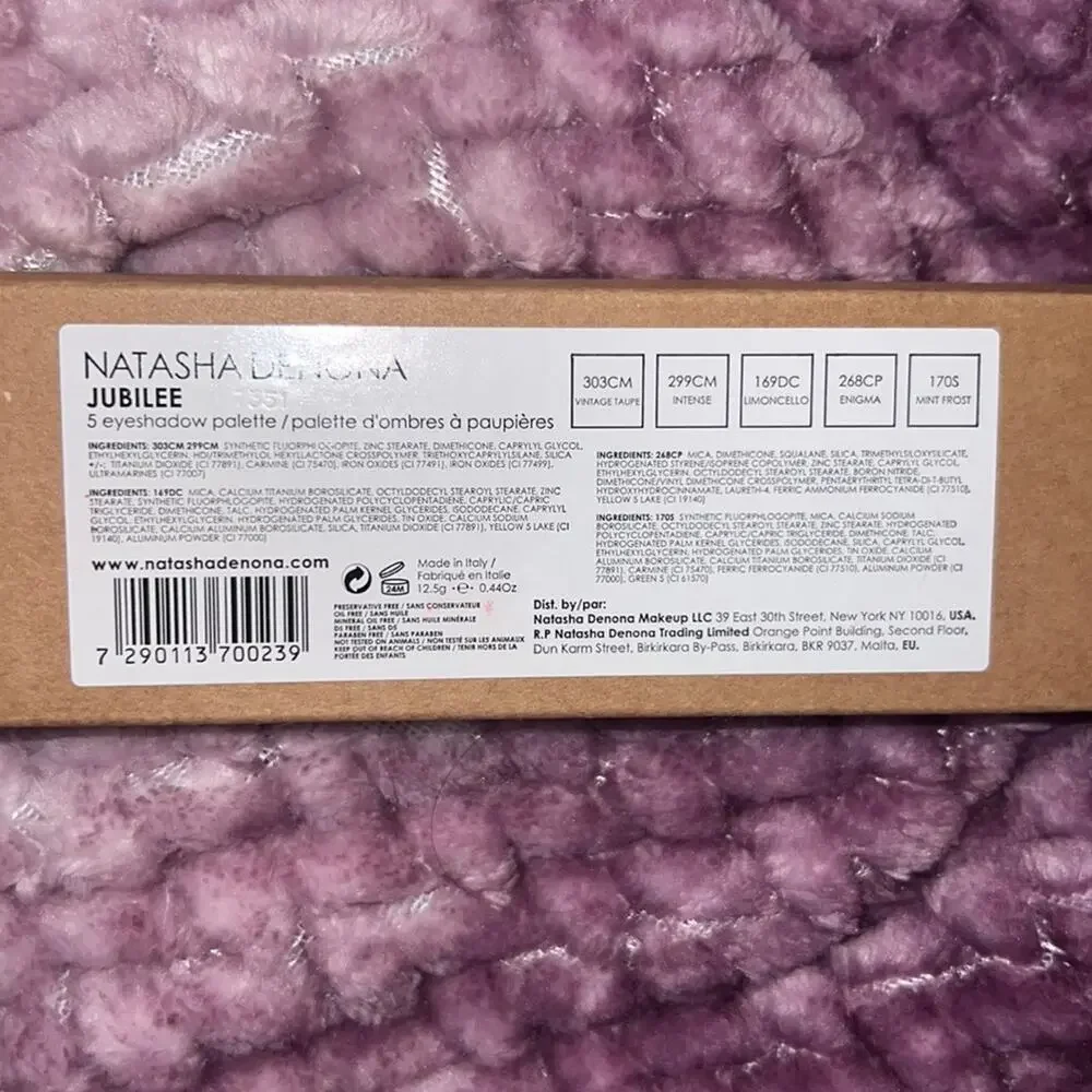 NWT Natasha Denona Jubilee Eyeshadow